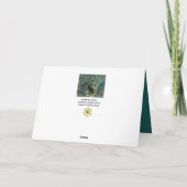 緑，森林動物，緑のフローラでraven シーズンカード (裏面)