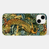 緑,森林動物,緑のフローラの孔雀 Case-Mate iPhoneケース (裏面 (横))