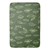 緑（濃い背景） バスマット (正面縦)