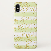 緑、白いケース – メイトかろうじてiPhone Xケース Case-Mate iPhoneケース (裏面)