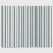 緑/白ラッストライプのプエレガント紙 ラッピングペーパー (フラット)