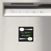 緑、白黒、クリーンまたはダーティ食洗機 マグネット (インサイチュ (食洗機))