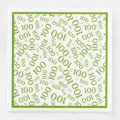 緑/白100乱数パターン (正面)