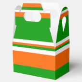 緑、白、オレンジストライプ色 フェイバーボックス (オープン)