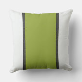 緑、白、グレー クッション (裏面)