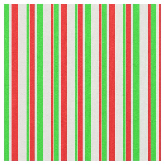 緑、白、赤のクリスマスインスパイア ファブリック (クローズアップ)