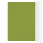 緑、白、黒のダマスクのテーブルカード (内側 (左))