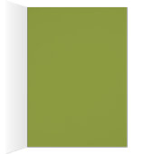 緑、白、黒のダマスクのテーブルカード (内側 (右))