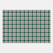 緑、白、黒のHAMbyWGでプレッドギフトラップ ラッピングペーパーシート (正面)