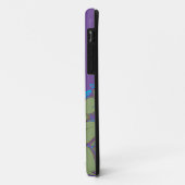 緑、紫、ターコイズリーフフローラ Case-Mate iPhoneケース (裏面/左)