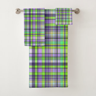 緑(紫) バスタオルセット