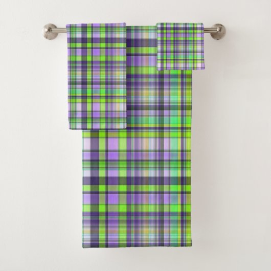 緑（紫） バスタオルセット (インサイチュ)