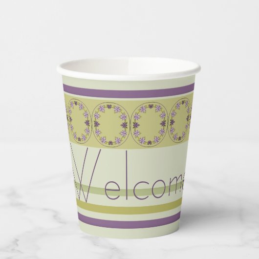 緑（紫） 紙コップ (左)