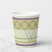緑（紫） 紙コップ (正面)