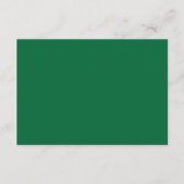 緑，紺色，水色，電気ブルー，フォント エンクロージャーカード (正面)