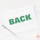 緑（背） 長方形シール (封筒)