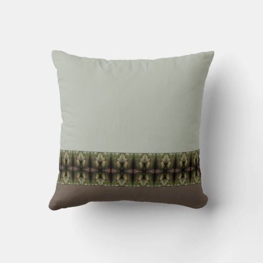 緑(茶色) クッション (裏面)