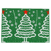 緑&赤クリスマス ラージペーパーバッグ (裏面)