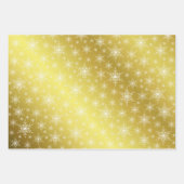 緑，赤，金ゴールド，クリスマス+紙, winter+patte, mer ラッピングペーパーシート (正面3)