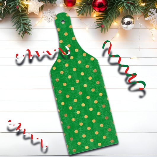 緑(金ゴールドグリッター点) カッティングボード