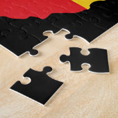 緑・金ゴールド・赤アフリカ国旗 ジグソーパズル (側面)