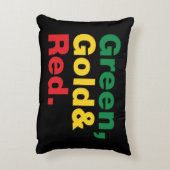 緑、金ゴールド、赤。 アクセントクッション (裏面(縦))