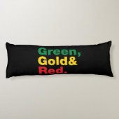 緑、金ゴールド、赤。 ボディピロー (裏面)