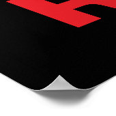 緑、金ゴールド、赤。 ポスター (角)