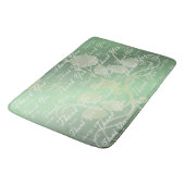 緑,金ゴールド,銀感謝してい色, +あなた,花,フローラ バスマット (アングル)