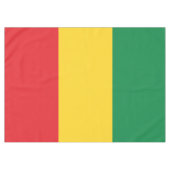 緑、金ゴールド(黄色い)および赤い色の旗 テーブルクロス (正面(横))