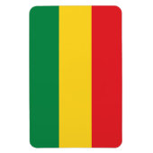 緑、金ゴールド（黄色）および赤の色フラグ マグネット (縦)