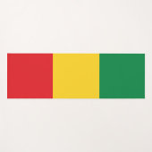 緑、金ゴールド（黄色）および赤の色フラグ ヨガマット (正面(横))