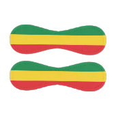 緑、金ゴールド（黄色）および赤の色フラグ 野球ボール (パネル)