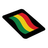 緑、金ゴールド（黄）、赤の旗 マグネット (右側)