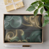 緑、金色、赤と黒の光沢のあるフェスティバル色 薄葉紙 (ギフト)