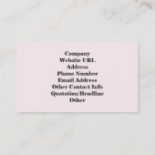 緑 – 青の'Bijux'テクスチャモザイクタイルのパターン 名刺 (裏面)