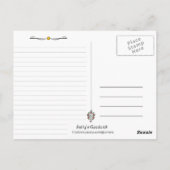 緑 – 青タイル ポストカード (裏面)