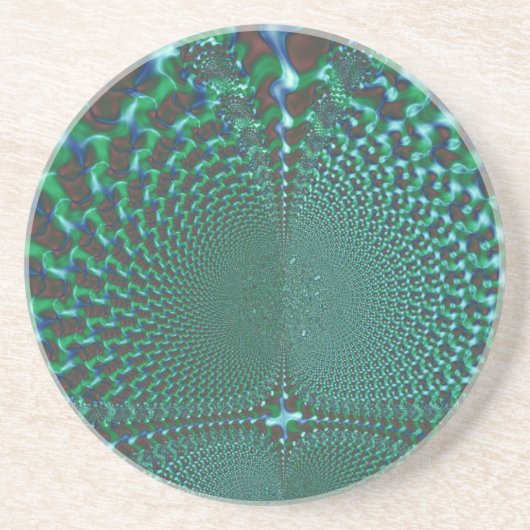 緑（青）の無限ハイライト コースター (正面)