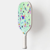 緑(音楽カラフルデザイン) ピックルボールラケット (左)