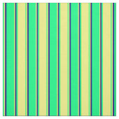 緑、黄、青の色のパターン ファブリック (見本)