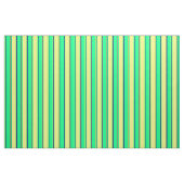 緑、黄、青の色のパターン ファブリック (ファットクウォーター)