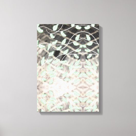 緑（黒） キャンバスプリント (正面)
