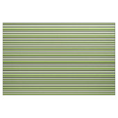 緑、黒、白の色の線 ファブリック (ファットクウォーター)