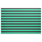 緑、黒、紫の線 ファブリック (ファットクウォーター)