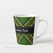 緑、黒、赤と白タータンチェック カフェラテマグ (右)