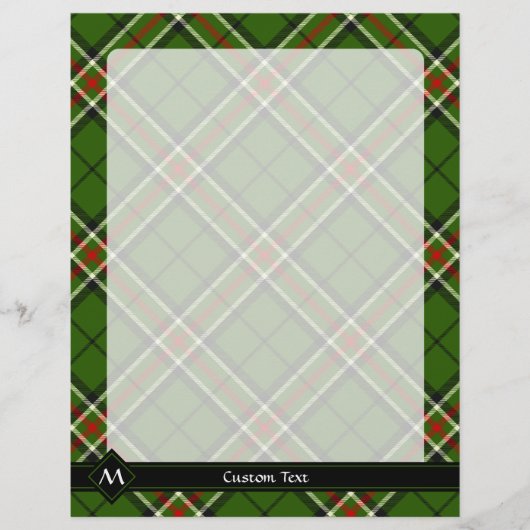 緑、黒、赤と白タータンチェック チラシ (正面)