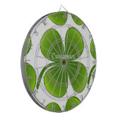 緑/黒Shamrock St Patrick's Day Thunder_Cove ダーツボード (正面左)