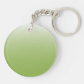 緑(2トーン) グラデーショングラディエント キーホルダー (裏面)