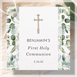 緑 | First Holy Communion招待状 フェイバータグ
