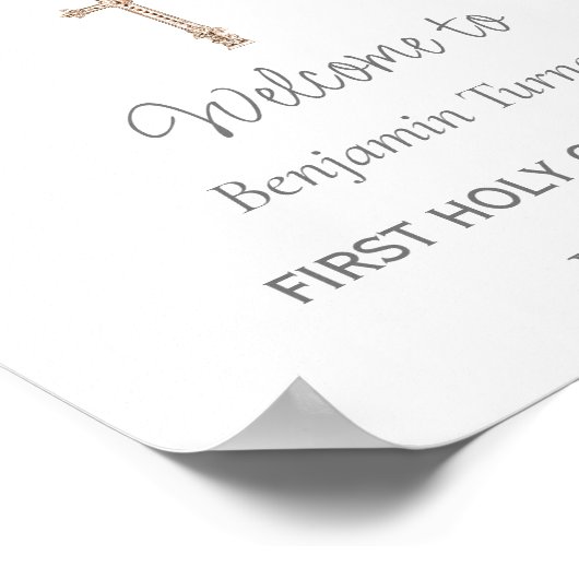 緑 | First Holy Communion Welcome ポスター (角)